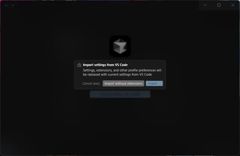 Example of disabling Copilot extension